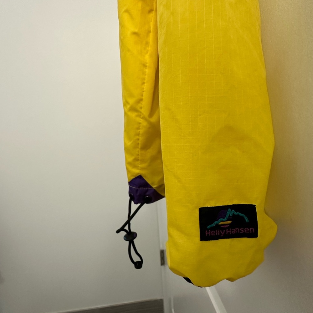 Helly Hansen Yellow Windbreaker Jacket - image 3